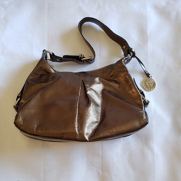 Anne Klein Handbags - NEW Anne Klein AK Bronze Satchel Purse Baguette